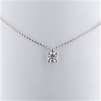 Collana Fanton Gioielli Donna PUNTO LUCE DIAMANTI in Oro bianco Diamante 0.40 Ct COOR-191-52 - COOR-191-52